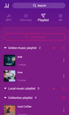 HiMusic：on&offline music player download mp3 free android App screenshot 1